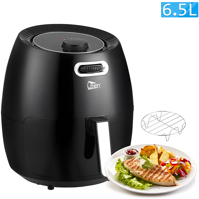 Air Fryer 1700W 5.5L with Digital Display Adjustable Temperature